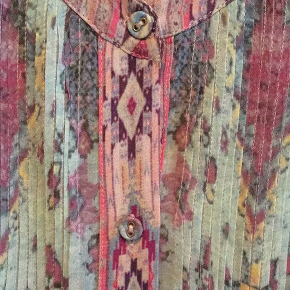 NWOT Soft Surroundings Southwestern Print Tunic - Picture 5 of 7